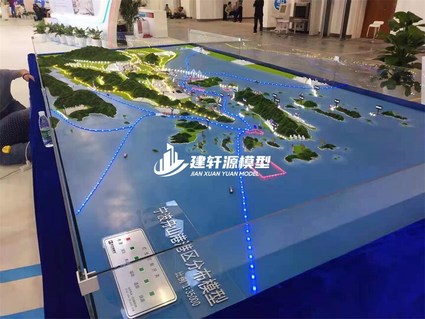 绥中地形地貌模型