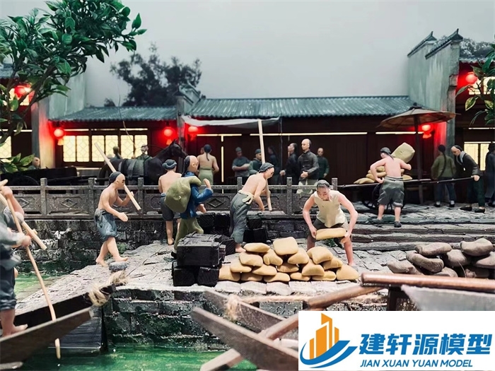 绥中博物馆江南水乡模型