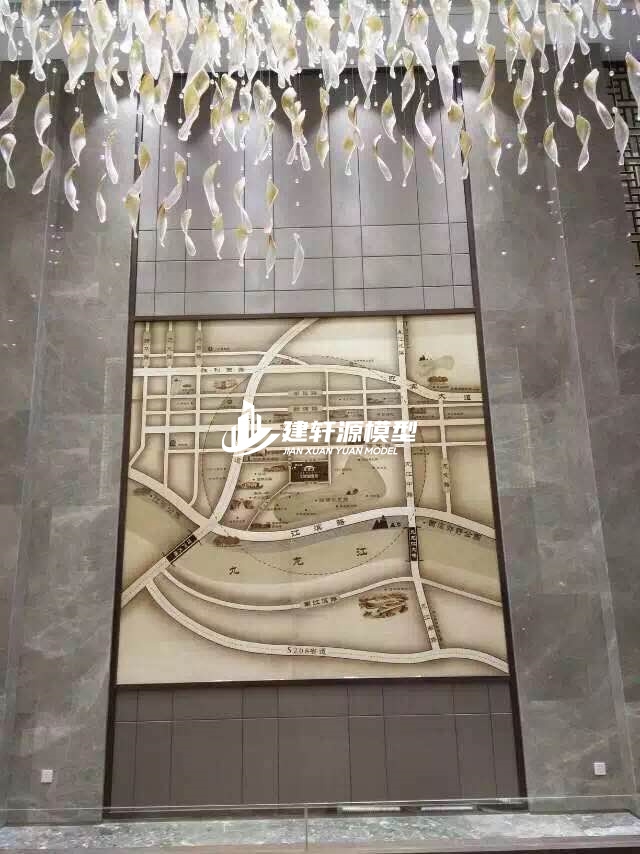 绥中木质壁挂模型